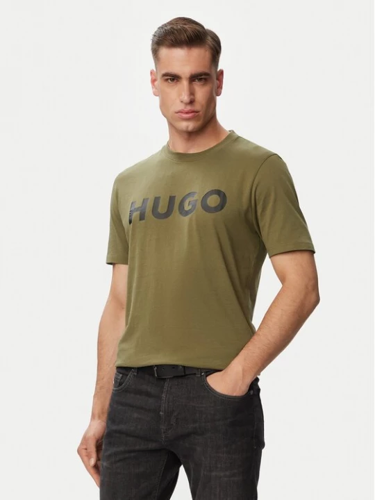 Obrázek produktu HUGO T-Shirt Dulivio 50467556 Zelená Regular Fit