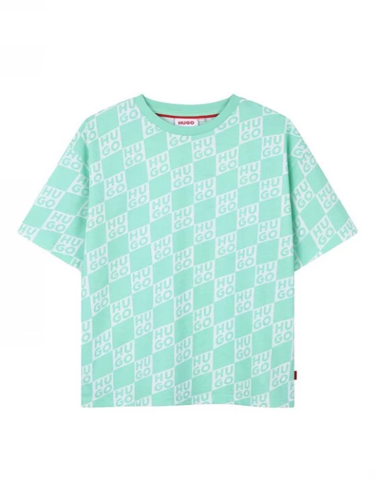 Obrázek produktu HUGO T-Shirt G01022 S Zelená Loose Fit