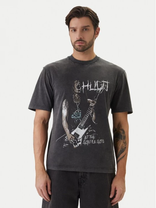 Obrázek produktu HUGO T-Shirt Noctornix 50554368 Černá Regular Fit
