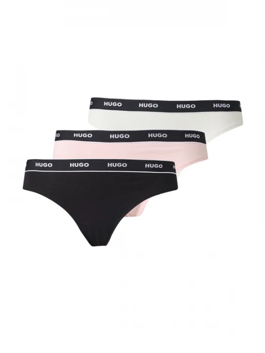 Obrázek produktu HUGO Tanga mátová / růžová / černá / bílá