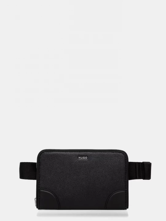 Obrázek produktu HUGO taštička pánská kožená GO-BAG CROSSOVER černá