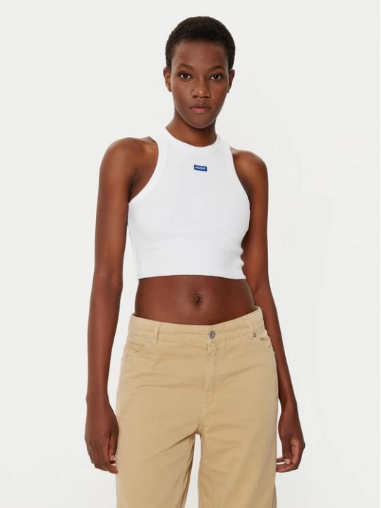 Obrázek produktu HUGO Top Baby 50511450 Bílá Slim Fit