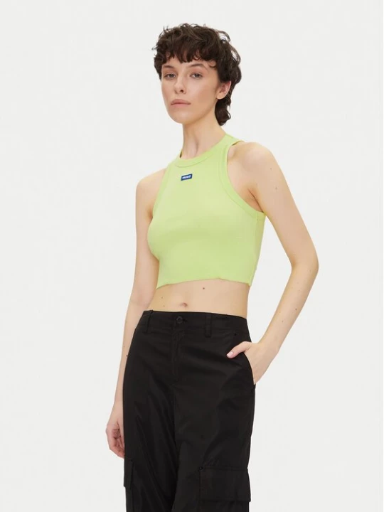 Obrázek produktu HUGO Top Baby Tank_B 50511450 Zelená Slim Fit