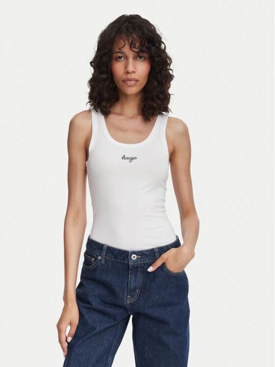 Obrázek produktu HUGO Top Damatank 50572293 Bílá Extra Slim Fit