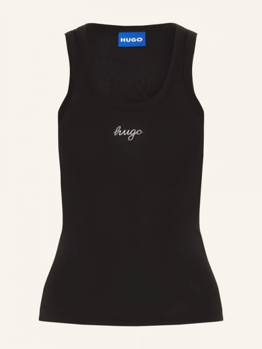 Obrázek produktu Hugo Top Damatank černá / bílá