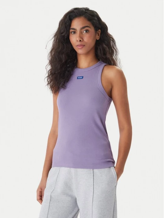 Obrázek produktu HUGO Top Easy 50508857 Fialová Slim Fit