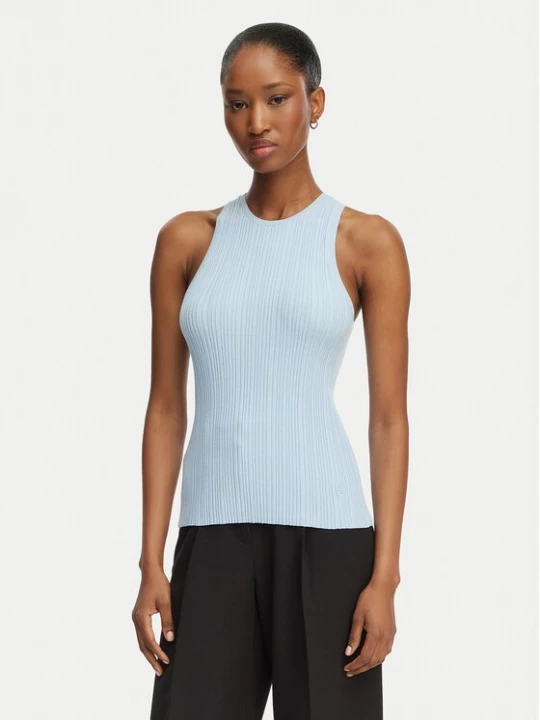 Obrázek produktu HUGO Top Sarepla 50539890 Světle modrá Slim Fit