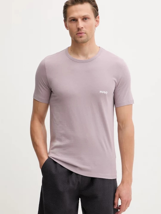 Obrázek produktu HUGO tričko pánské bavlněné T-SHIRT RN TRIPLET P 3-pack růžová