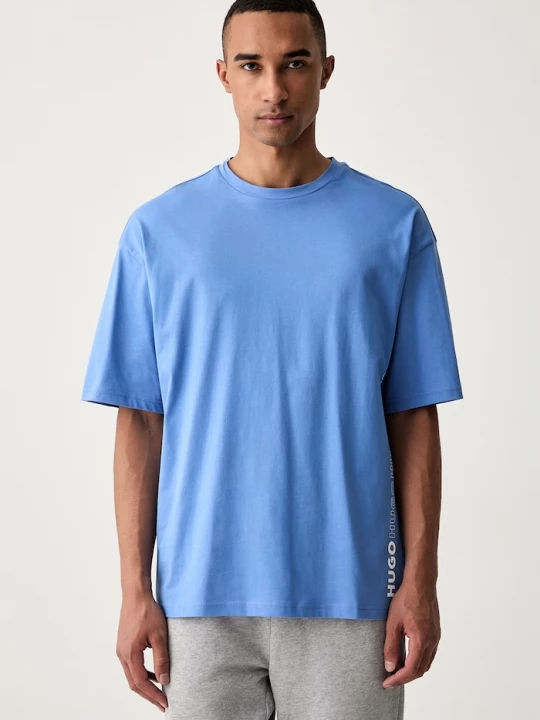 Obrázek produktu HUGO tričko pánské bavlněné TIKI T-SHIRT modrá