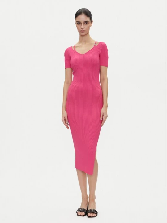 Obrázek produktu HUGO Úpletové šaty Shaty 50538239 Růžová Slim Fit