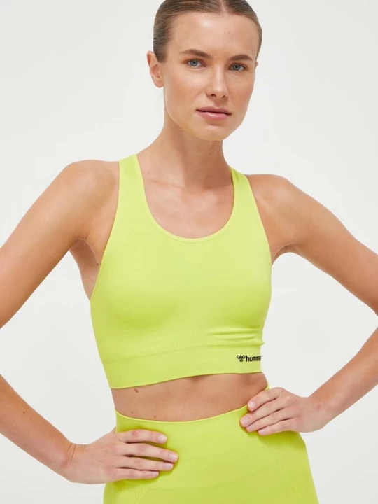 Obrázek produktu Hummel sportovní podprsenka hmlTIF SEAMLESS SPORTS TOP zelená