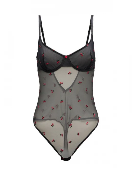 Obrázek produktu Hunkemöller Body 'Chelsey' zelená / červená / černá
