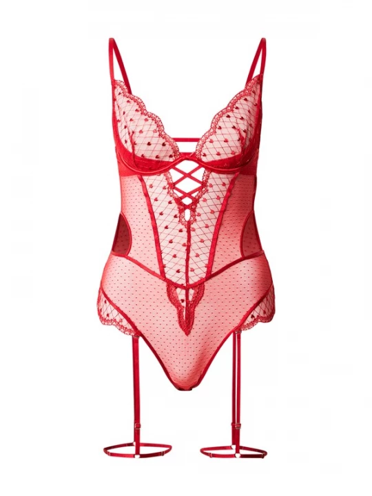 Obrázek produktu Hunkemöller Body 'Cordelie' červená