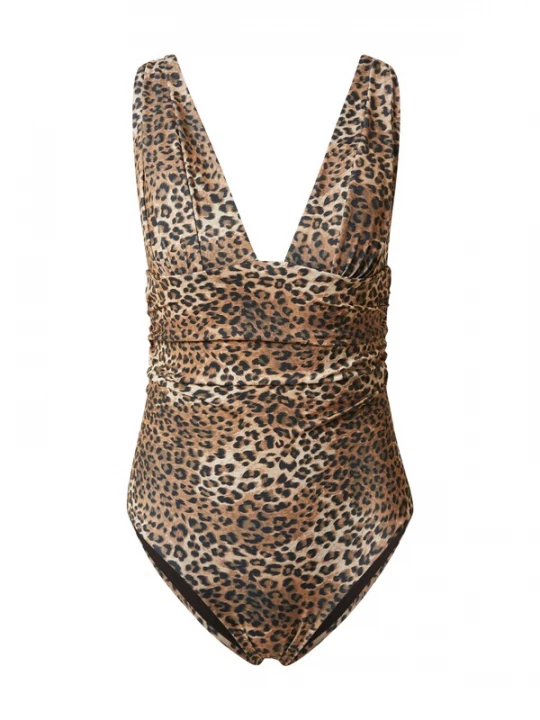 Obrázek produktu Hunkemöller Plavky  hnědá / šedobéžová / černá
