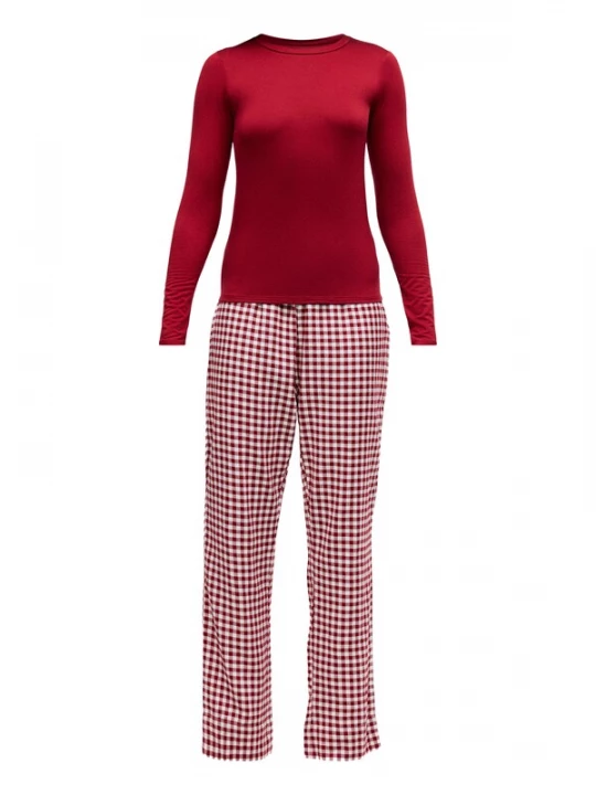 Obrázek produktu Hunkemöller Pyžamo jasně červená / bílá