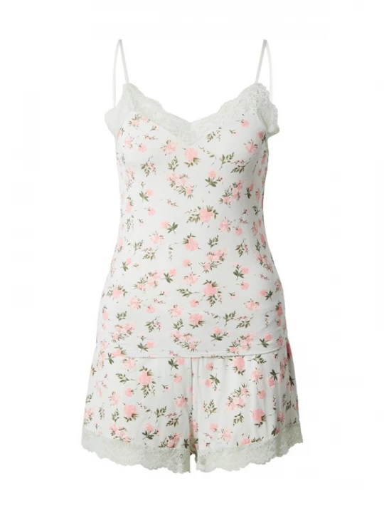 Obrázek produktu Hunkemöller Pyžamo 'Nana' zelená / pastelově zelená / růžová