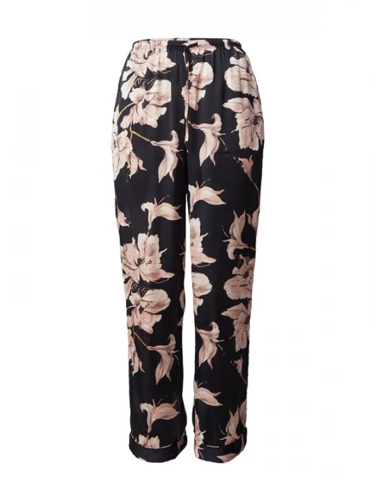 Obrázek produktu Hunkemöller Pyžamové kalhoty 'Flower' pueblo / růže / černá