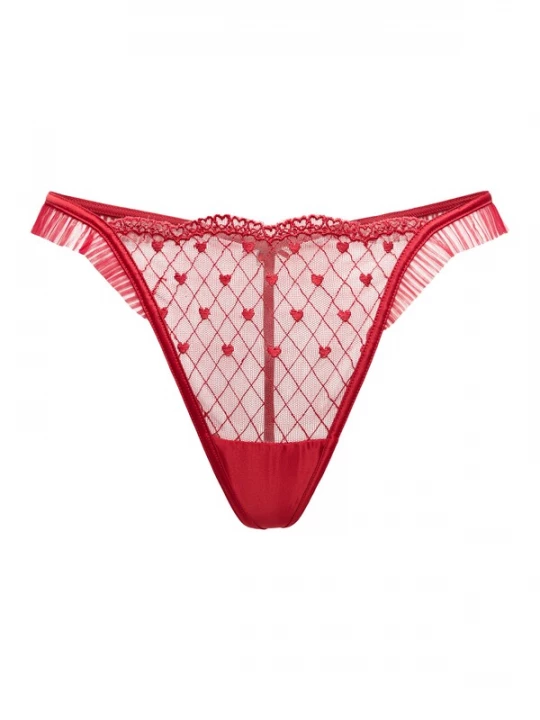 Obrázek produktu Hunkemöller Tanga 'Cordelie' krvavě červená