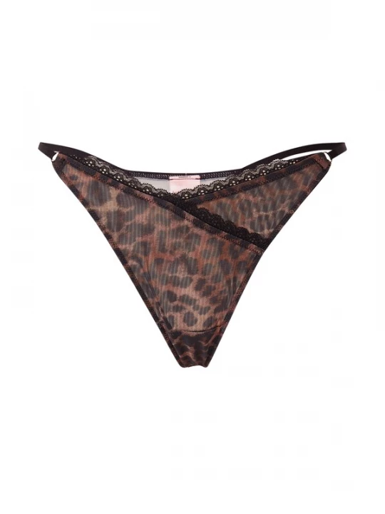 Obrázek produktu Hunkemöller Tanga 'Ella' hnědá / černá