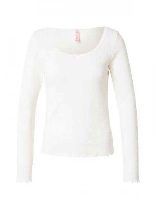 Obrázek produktu Hunkemöller Tričko na spaní fialová / přírodní bílá