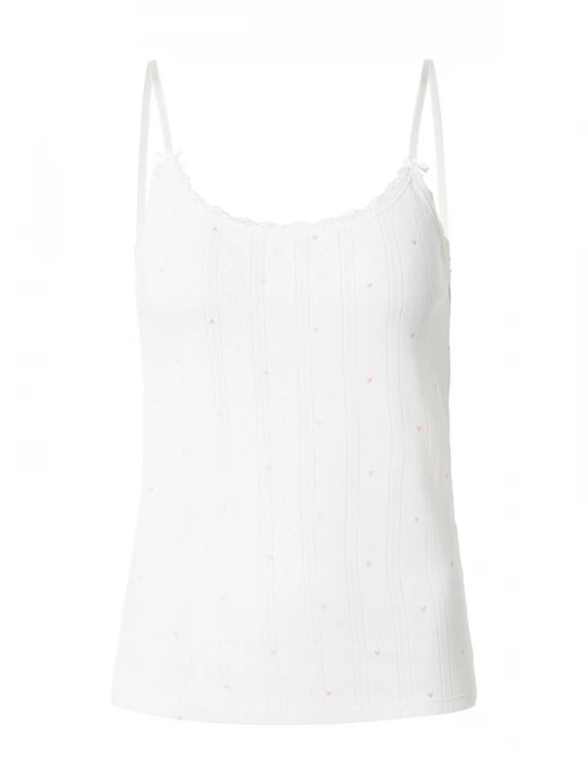 Obrázek produktu Hunkemöller Tričko na spaní krémová / pink