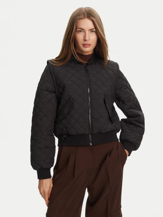 Obrázek produktu Hunter Bunda bomber Shira HARW0046251 Černá Cropped Fit