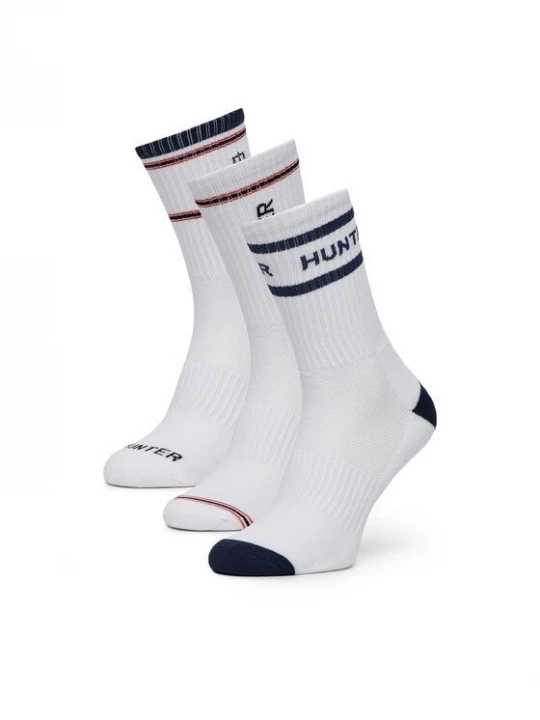Obrázek produktu Hunter Dlouhé ponožky AS_HUNTER_02W_SS25 (3-PACK) Bílá