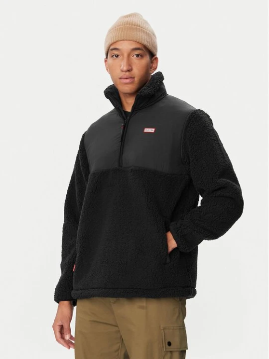 Obrázek produktu Hunter Fleecová mikina Borg HARM0013262 Černá Regular Fit