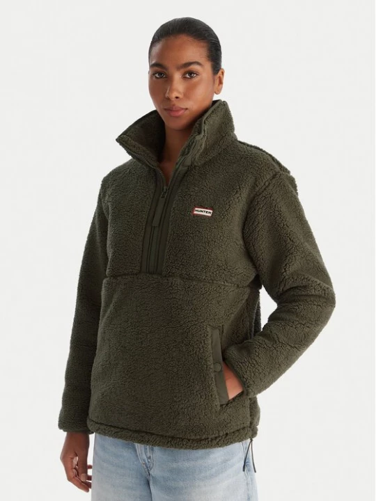 Obrázek produktu Hunter Fleecová mikina Tiorga HARW0016252 Zelená Regular Fit