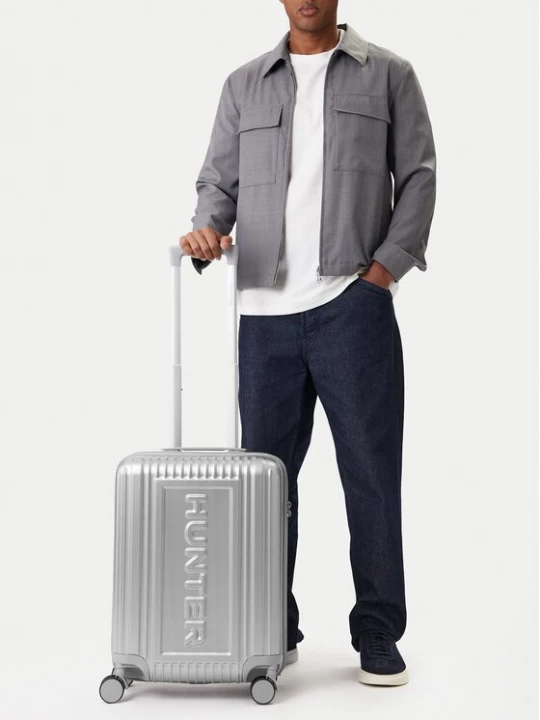 Obrázek produktu Hunter Kabinový kufr CEO-HUNTER-S-002-08-SILVER Stříbrná
