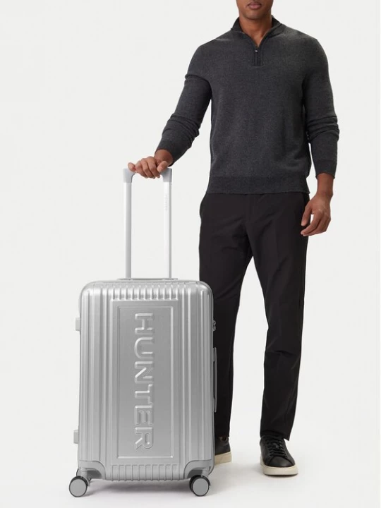 Obrázek produktu Hunter Střední kufr CEO-HUNTER-M-002-08-SILVER Stříbrná