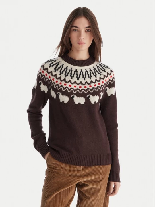Obrázek produktu Hunter Svetr Ashie HARW0074251 Hnědá Regular Fit