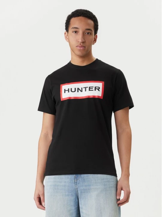 Obrázek produktu Hunter T-Shirt Halton HARM0019252 Černá Regular Fit