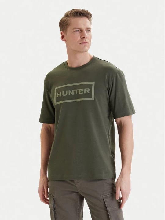 Obrázek produktu Hunter T-Shirt W126-HRMTS-1004-28X Zelená Regular Fit
