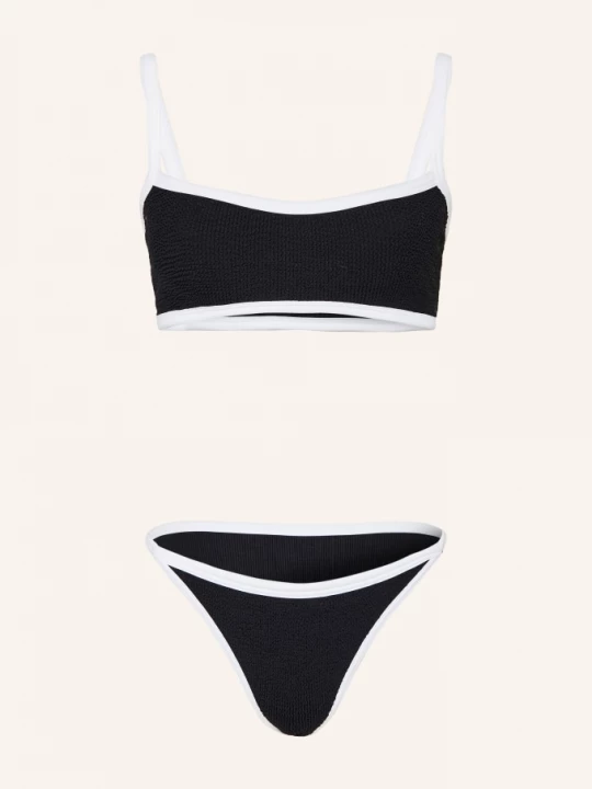 Obrázek produktu Hunza G Bikiny S Korzetem Tyler černá / bílá