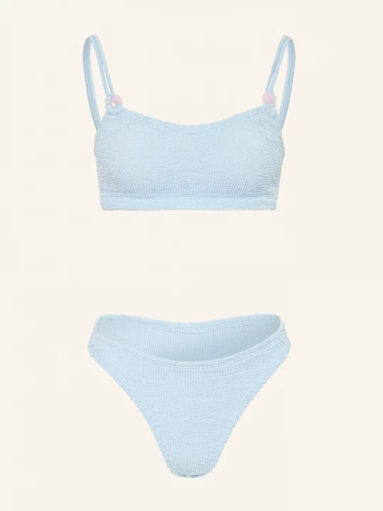Obrázek produktu Hunza G Bustier Bikiny Cassi S Ozdobnými Perličkami tmavě modrá / světle růžová