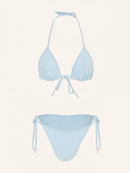 Obrázek produktu Hunza G Trojúhelníkové Bikiny Gina S Ozdobnými Perličkami tmavě modrá
