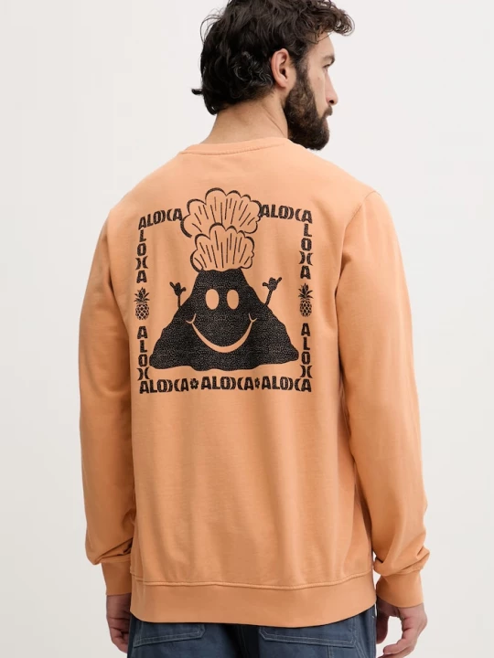 Obrázek produktu Hurley mikina pánská bavlněná SIDER oranžová