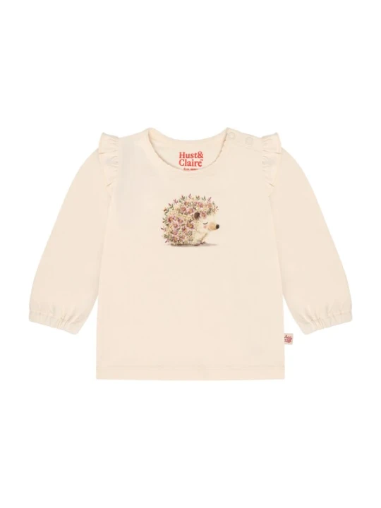 Obrázek produktu Hust & Claire Tričko 'Anna Mouse' světle hnědá / offwhite