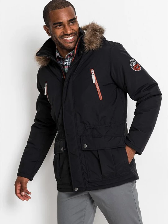 Obrázek produktu Parka hydrofobowa BonPrix czarny