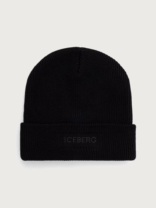 Obrázek produktu Iceberg čepice pánská vlněná černá