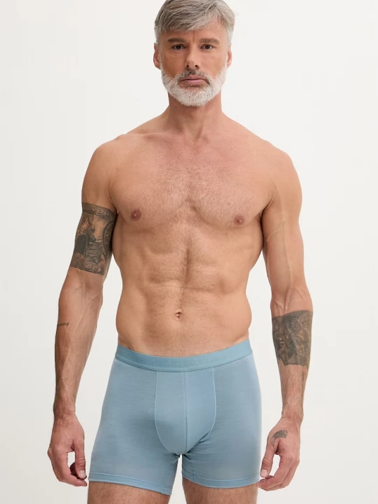 Obrázek produktu Icebreaker funkční boxerky pánské příměsí merino vlny Mer 125 Cool-Lite Anatomica modrá