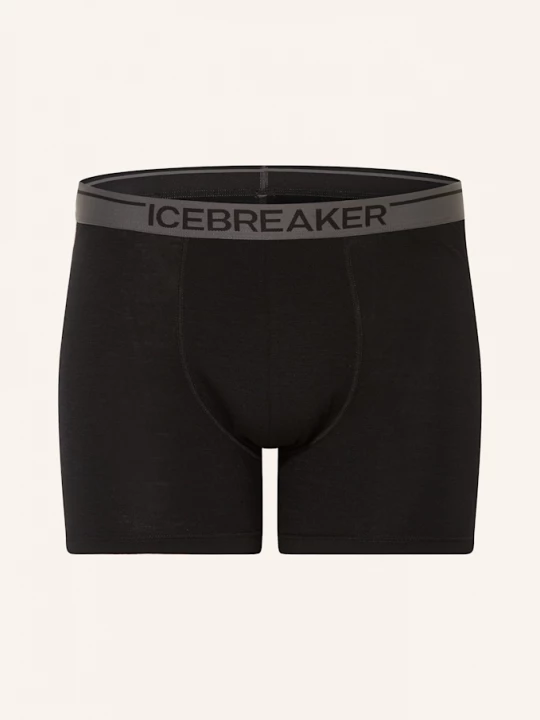 Obrázek produktu Icebreaker Funkční Prádlo - Boxerky Anatomica S Příměsí Merino Vlny černá