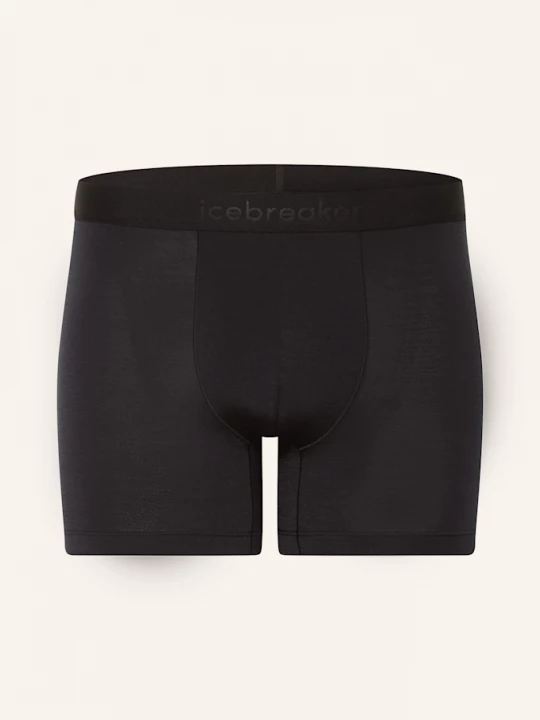 Obrázek produktu Icebreaker Funkční Prádlo - Boxerky Anatomica S Příměsí Merino Vlny černá