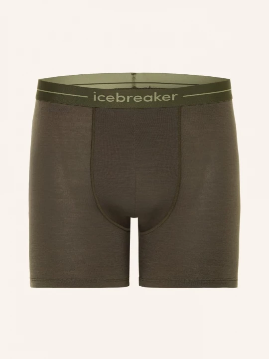 Obrázek produktu Icebreaker Funkční Prádlo - Boxerky Anatomica S Příměsí Merino Vlny khaki