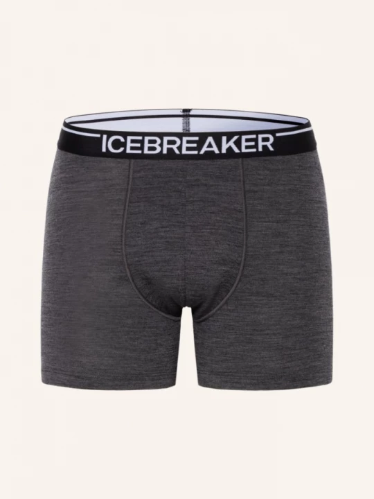 Obrázek produktu Icebreaker Funkční Prádlo - Boxerky Anatomica S Příměsí Merino Vlny šedá