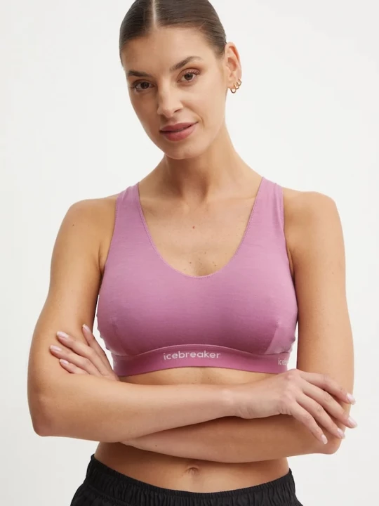 Obrázek produktu Icebreaker Funkční prádlo Icebreaker Merino Blend 125 Cool-Lite Sprite Racerback Bra růžová