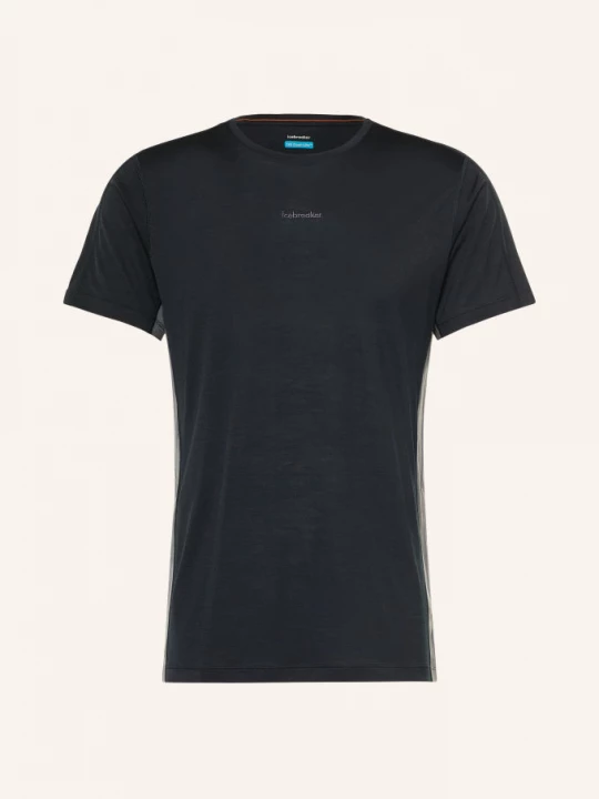 Obrázek produktu Icebreaker Funkční Tričko 125 Cool-Lite™ Sphere S Merino Vlnou černá / tmavě šedá