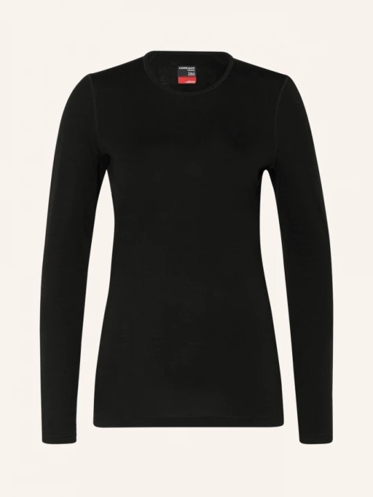 Obrázek produktu Icebreaker Funkční Tričko 260 Tech Z Merino Vlny černá