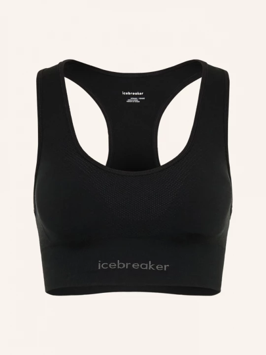 Obrázek produktu Icebreaker Sportovní Podprsenka 260 Zoneknit Seamless S Merino Vlnou černá / šedá